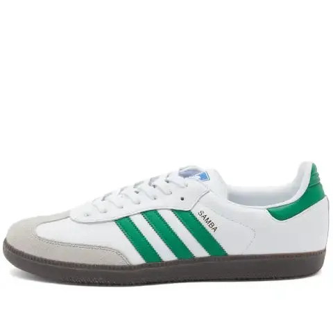 Adidas Samba OG - Cloud White / Green / Gum