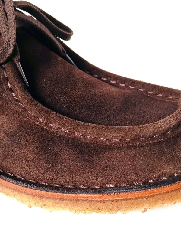 Beenflex Suede shoes, Dark Chestnut