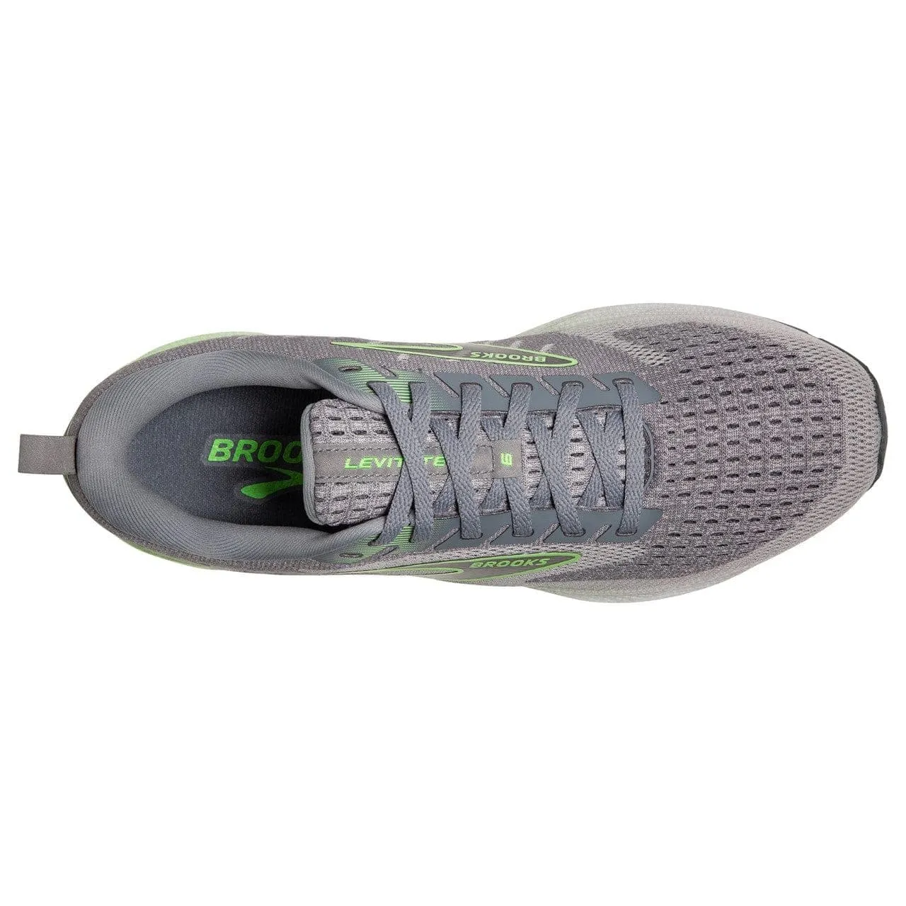 Brooks Levitate 6 (Men's) - Primer Grey/Neon Green