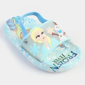 CHARACTER GIRLS SLIPPERS -BLUE