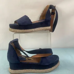 ChloeBlue Suede Ankle Straped Sandals