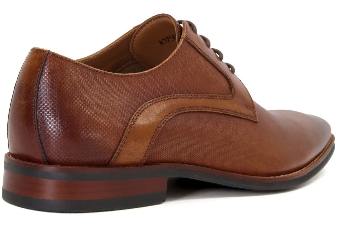 Dune Stoney Mens Leather Lace Up Derby Shoe