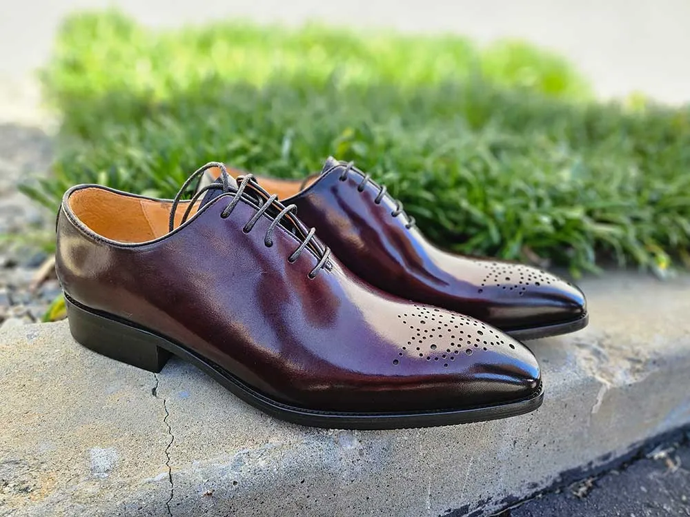 Hand Burnished Wholecut Calf Oxford