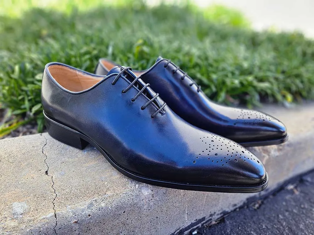 Hand Burnished Wholecut Calf Oxford