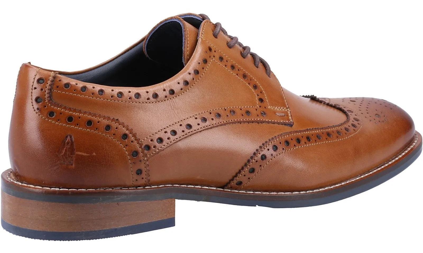 Hush Puppies Dustin Mens Leather Lace Up Brogue Shoe