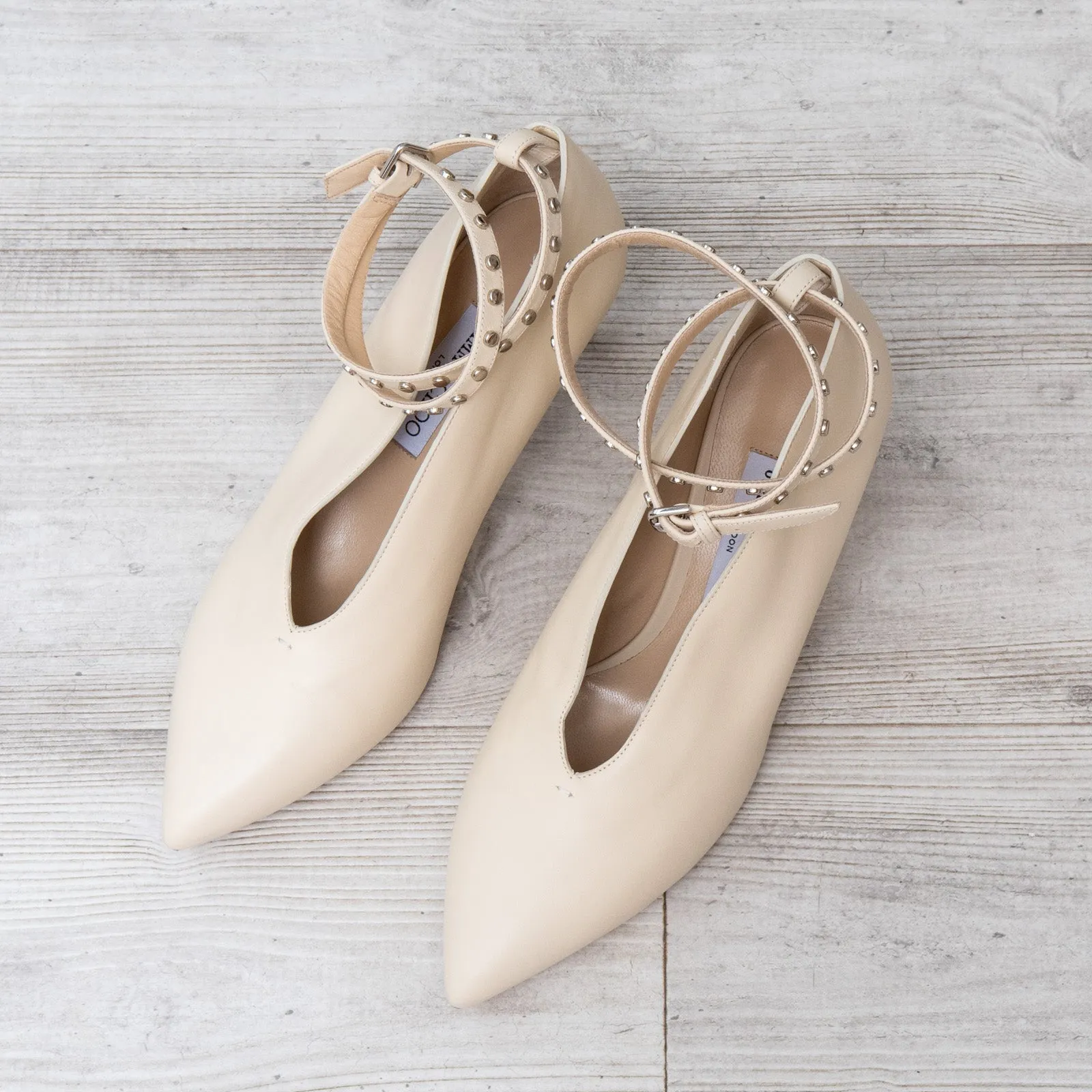 Jimmy Choo Linen Leather Lark 65 Shoes