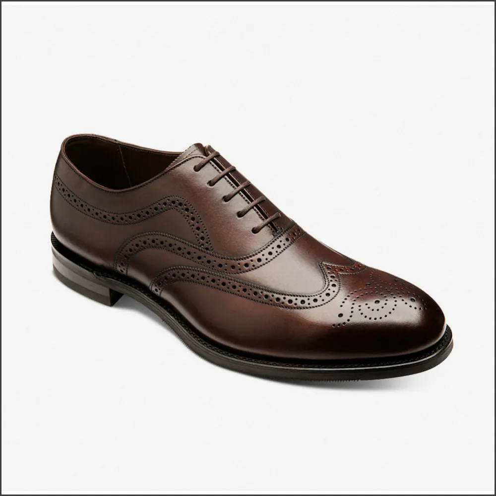 Loake Castlegate Scorched Walnut premium Calf Leather brogue*