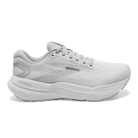 Men's Brooks Glycerin 21, White/White/Grey, 9.5 D Medium