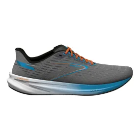 Men's Brooks Hyperion, Grey/Atomic Blue/Scarlet, 9.5 D Medium