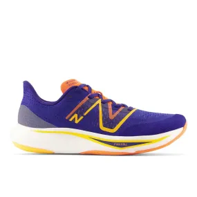 Men's New Balance FuelCell Rebel v3, Victory Blue/Vibrant Apricot, 12 D Medium