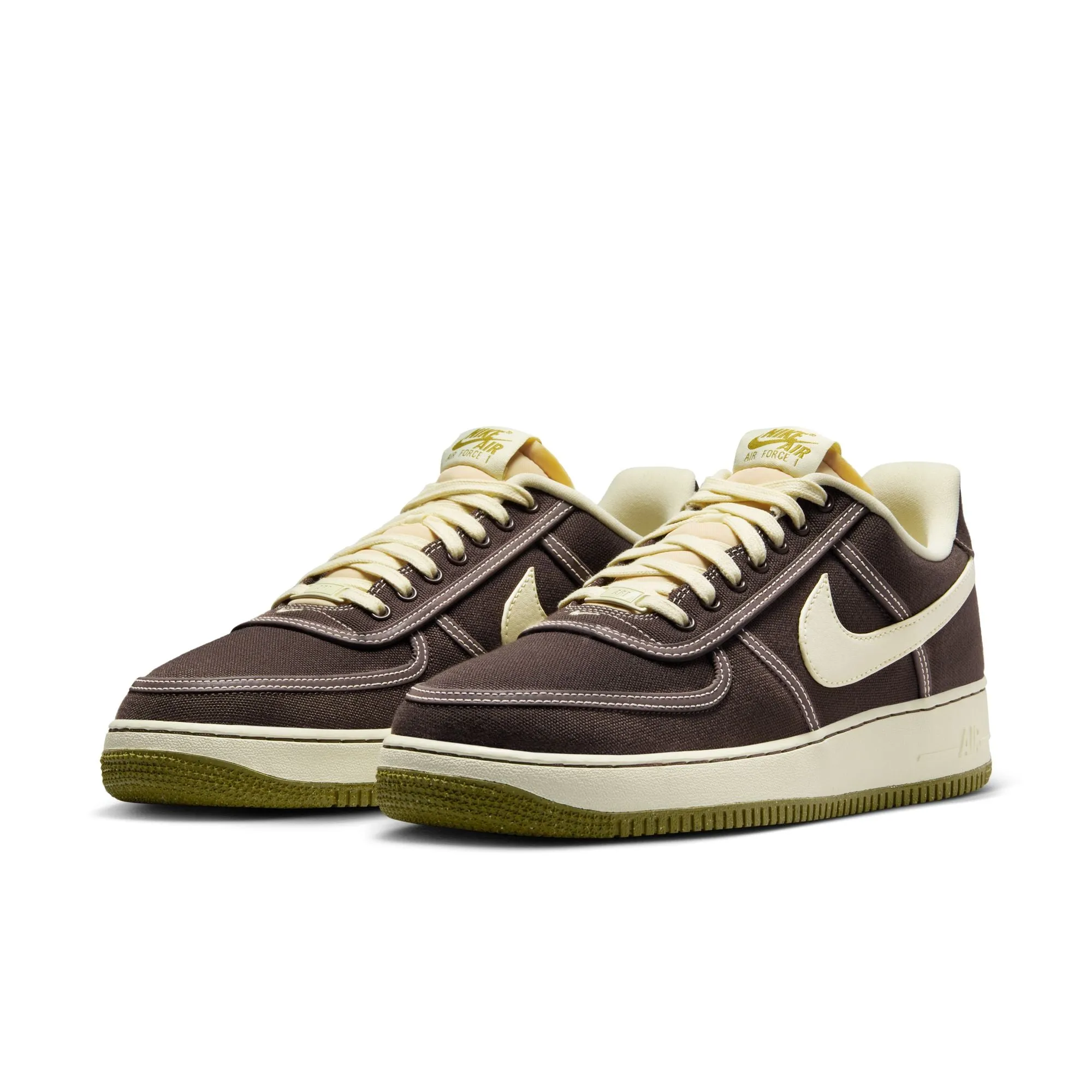 NIKE AIR FORCE 1 '07 PREMIUM - BAROQUE BROWN/COCONUT MILK-PACIFIC MOSS