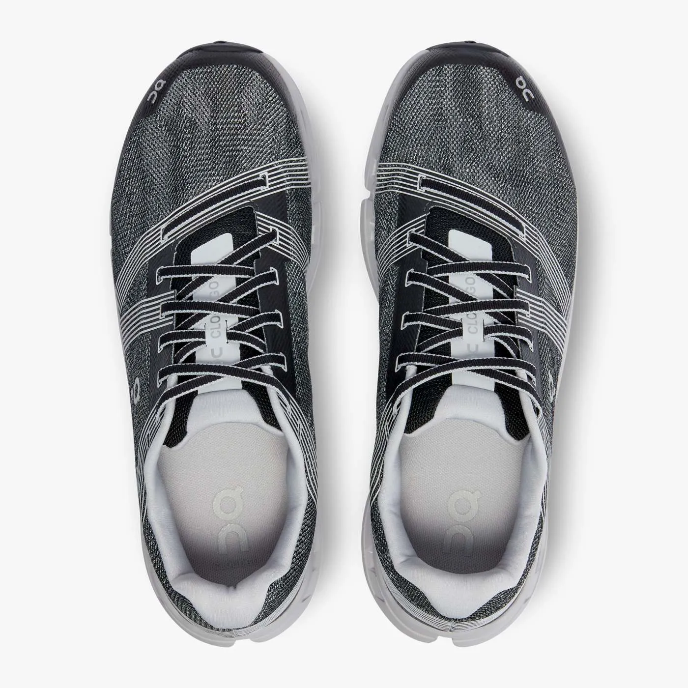 On Running Men's Cloudgo Shoes - Black / Glacier