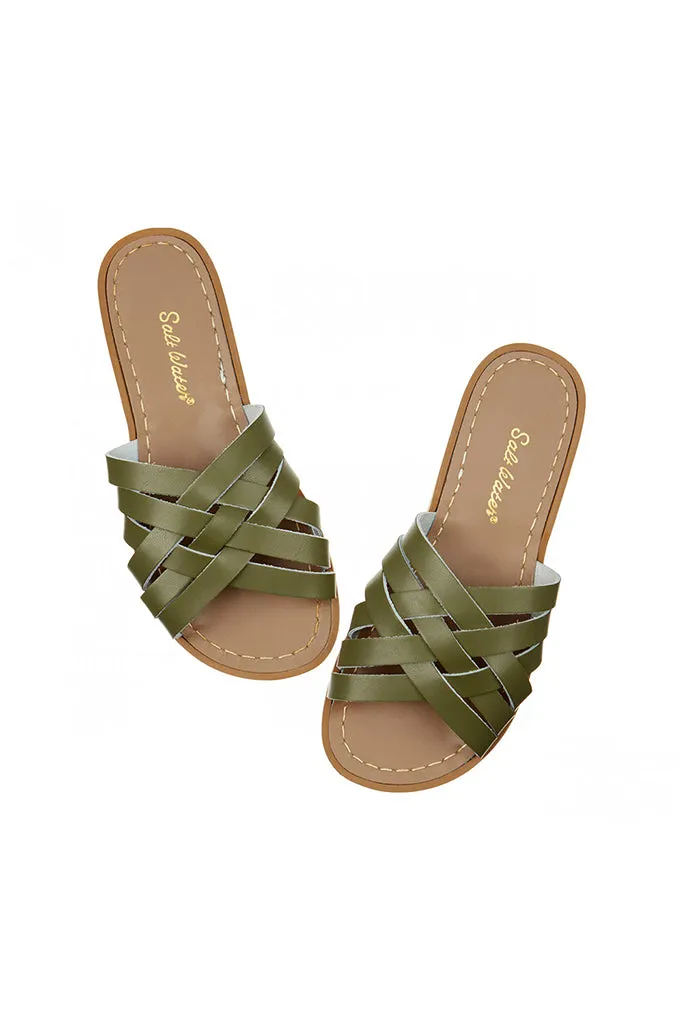 Retro Slide Adult - Olive