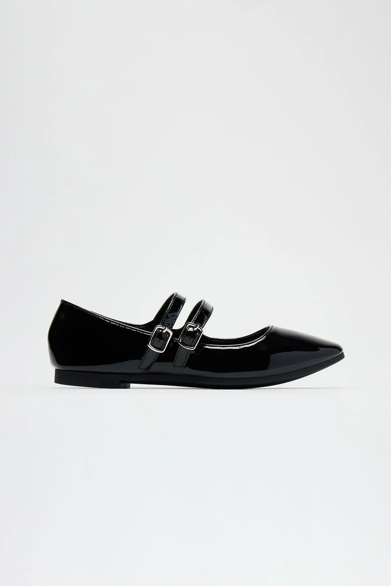 Strollin' Around Mary Jane Flats - Black