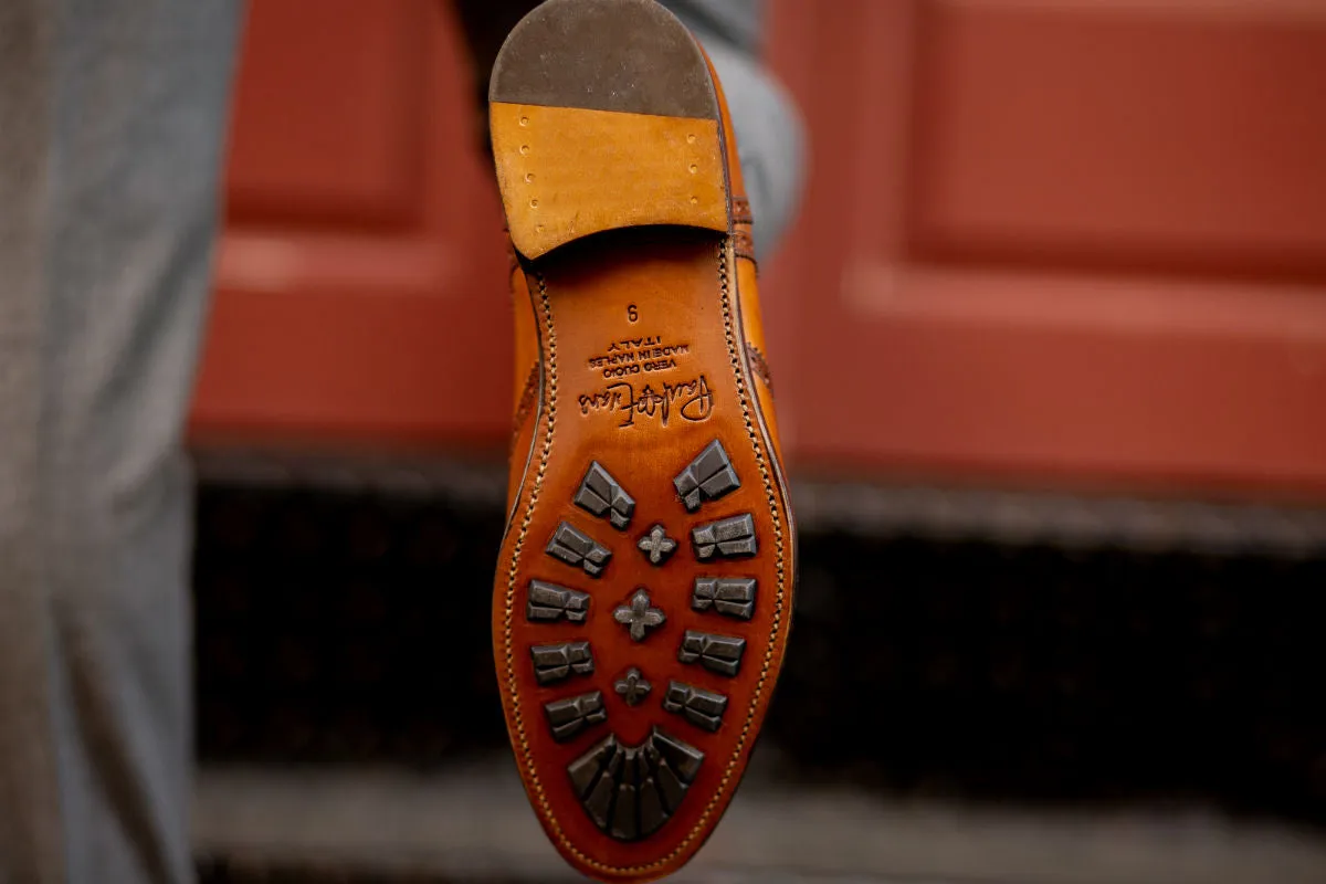 The Churchill Wingtip Derby - Tobacco