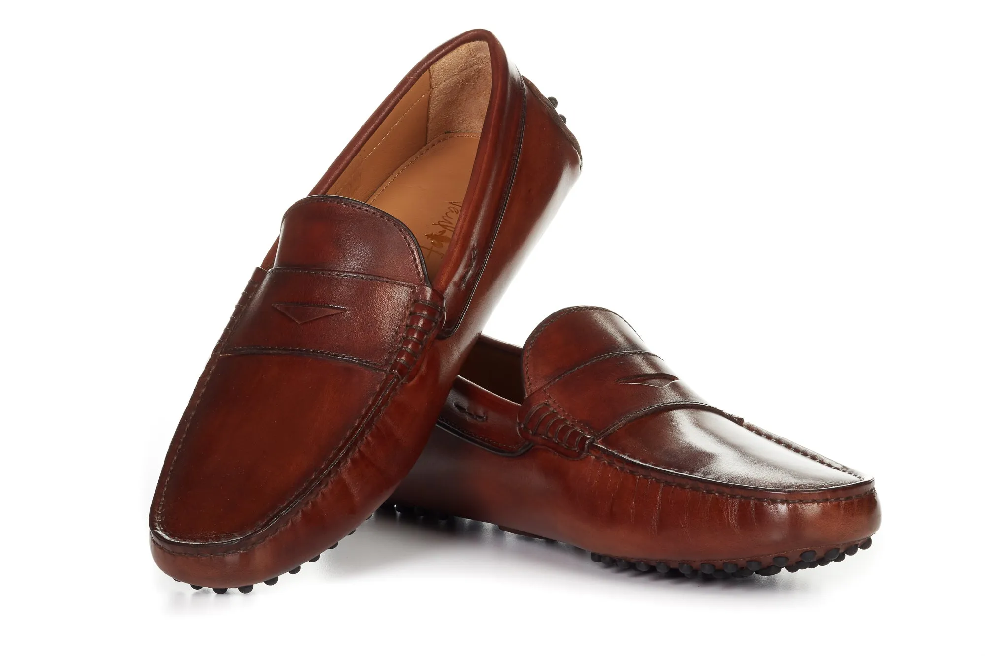 The McQueen Driving Loafer - Marrone