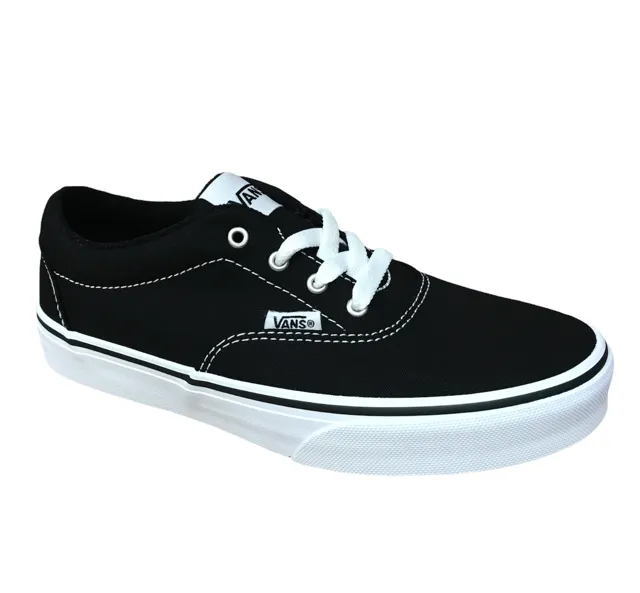 Vans MY Ward Platform boy's sneakers shoe in Canvas VN0A4UUV1871 black white