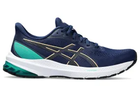 Women's ASICS GT-1000 12, Blue Expanse/Champagne, 9 B Medium