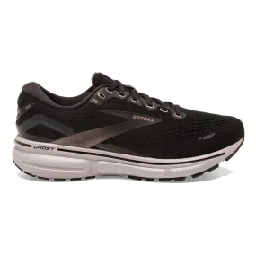 Women's Brooks Ghost 15, Black/RoseGold, 11.5 D Wide