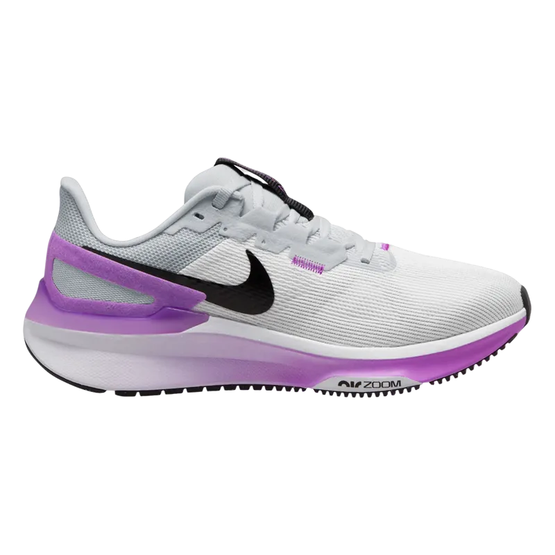 Women's Nike Structure 25, White/Black-Pure Platinum, 7.5 B Medium